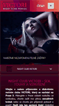 Mobile Screenshot of night-club-victori.cz